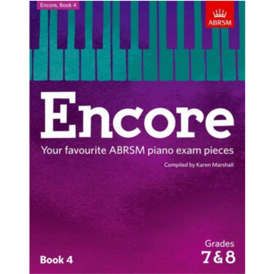 ABRSM Encore Book 4 - Grade 7 & 8-Piano & Keyboard-ABRSM-Engadine Music