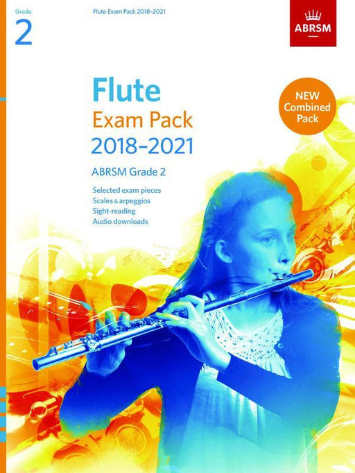 ABRSM Flute Exam Pack 2018-2021 Grade 2-Woodwind-ABRSM-Engadine Music