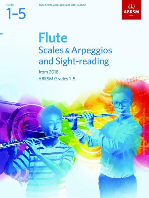 ABRSM Flute Scales & Arpeggios and Sight-Reading 2018-2021 Grades 1-5-Woodwind-ABRSM-Engadine Music