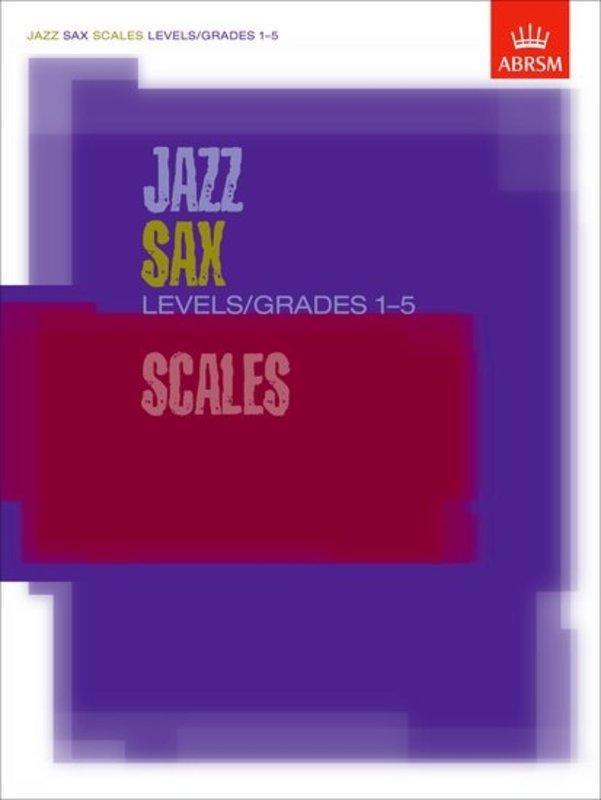ABRSM Jazz Sax Scales Grades 1-5-Woodwind-ABRSM-Engadine Music