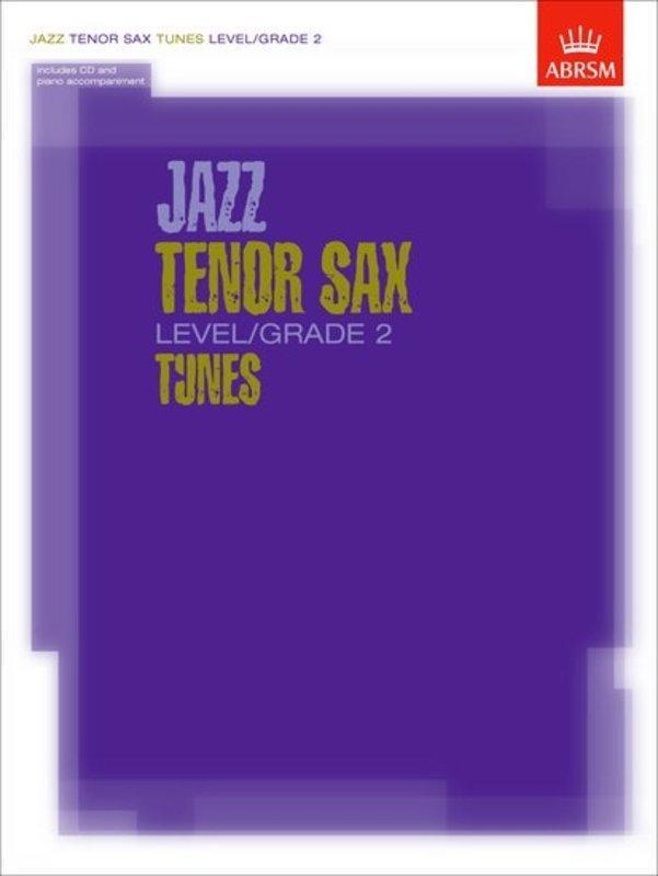 ABRSM Jazz Tenor Sax Grade 2 Tunes - Part & Score & CD-Woodwind-ABRSM-Engadine Music