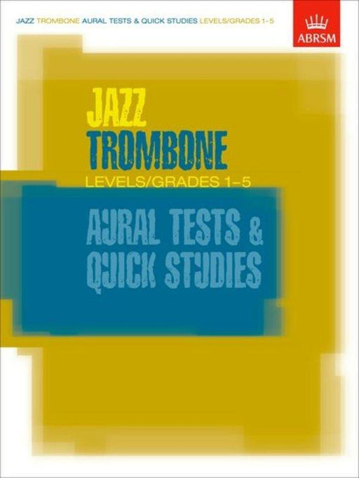ABRSM Jazz Trombone Aural Tests/Quick Studies Gr1 - 5-Brass-ABRSM-Engadine Music
