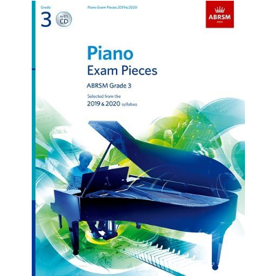 ABRSM Piano Exam Pieces 2019-2020 - Grade 3 Book/CD-Piano & Keyboard-ABRSM-Engadine Music