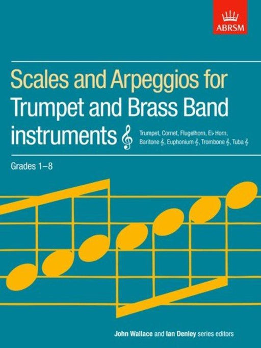 ABRSM Scales and Arpeggios for Trumpet and Brass Band Instruments-Brass-ABRSM-Engadine Music