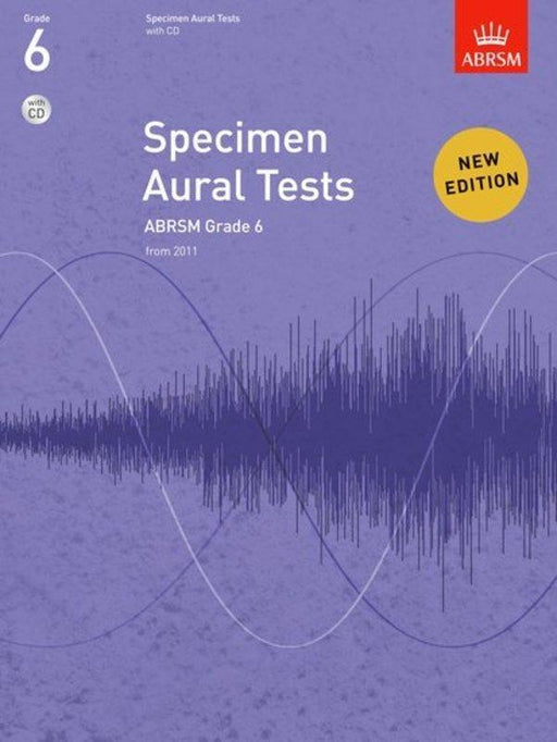 ABRSM Specimen Aural Tests, Grade 6 Bk/CD-Aural-ABRSM-Engadine Music