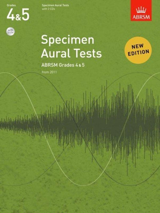 ABRSM Specimen Aural Tests, Grades 4 & 5 with 2 CDs-Theory-ABRSM-Engadine Music