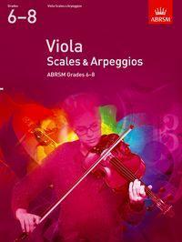 ABRSM Viola Scales & Arpeggios Grades 6-8-Strings-ABRSM-Engadine Music
