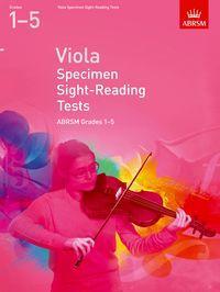 ABRSM Viola Specimen Sight-Reading Tests from 2012 Grades 1-5-Strings-ABRSM-Engadine Music