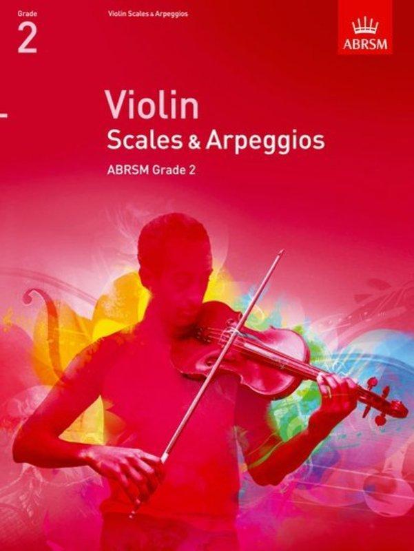 ABRSM Violin Scales & Arpeggios, Grade 2-Strings-ABRSM-Engadine Music