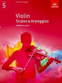 ABRSM Violin Scales & Arpeggios Grade 5-Strings-ABRSM-Engadine Music