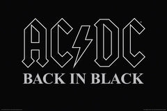 AC/DC - Back in Black - Wall Poster-Music Poster-Aquarius-Engadine Music