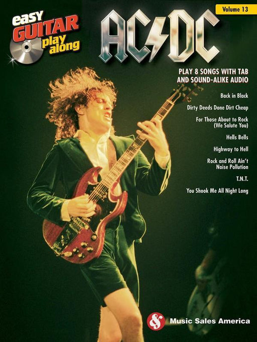 AC/DC, Easy Guitar Play-Along Volume 13-Songbooks-Music Sales America-Engadine Music