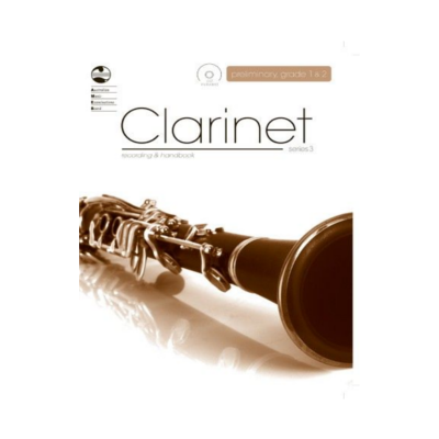 AMEB Clarinet Series 3 - Recording and Handbook Preliminary to Grade 2-Woodwind-AMEB-Engadine Music