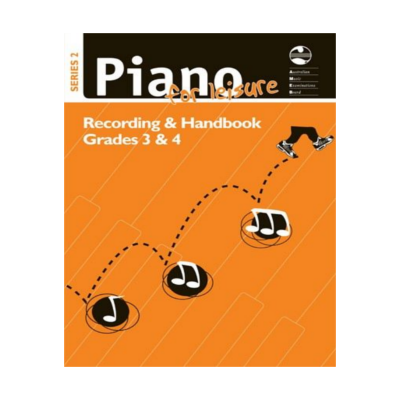 AMEB Piano For Leisure Series 2 - Grade 3 & 4 Recording and Handbook-Piano & Keyboard-AMEB-Engadine Music