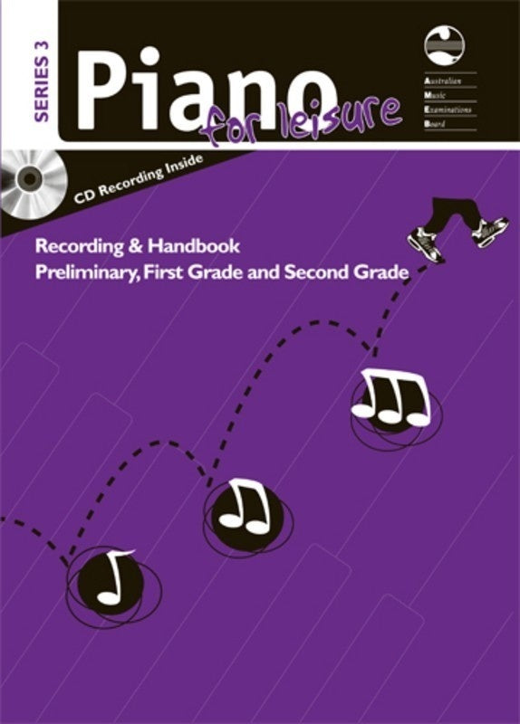 AMEB Piano For Leisure Series 3 - Recording & Handbook Preliminary to Grade 2