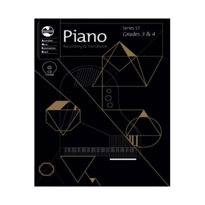 AMEB Piano Series 17 - Recording and Handbook Grades 3 & 4-Piano & Keyboard-AMEB-Engadine Music
