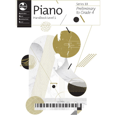 AMEB Piano Series 18 - Handbook Level 1 Preliminary to Grade 4-Piano & Keyboard-AMEB-Engadine Music