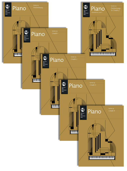 AMEB Piano Series 19 - Teacher Pack Level 1 Preliminary to Grade 4