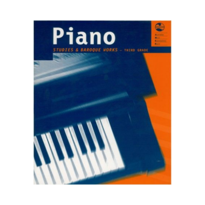 AMEB Piano Studies and Baroque Works - Grade 3-Piano & Keyboard-AMEB-Engadine Music