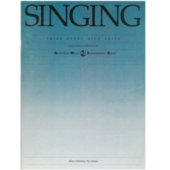 AMEB Singing - High Voice Grade 3-Vocal-AMEB-Engadine Music