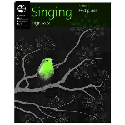 AMEB Singing Series 2 - High Voice Grade 1-Vocal-AMEB-Engadine Music