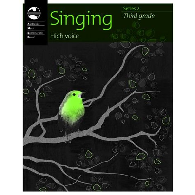 AMEB Singing Series 2 - High Voice Grade 3-Vocal-AMEB-Engadine Music