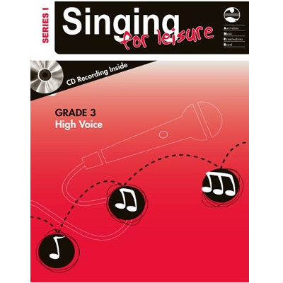 AMEB Singing for Leisure Series 1 - High Voice Grade 3-Vocal-AMEB-Engadine Music
