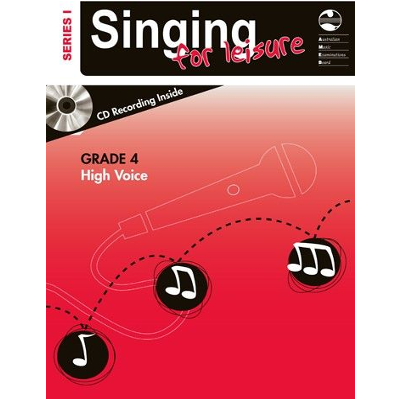 AMEB Singing for Leisure Series 1 - High Voice Grade 4-Vocal-AMEB-Engadine Music