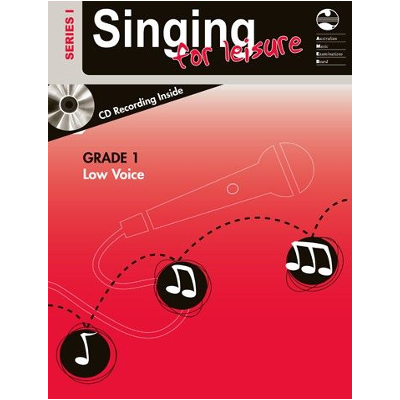 AMEB Singing for Leisure Series 1 - Low Voice Grade 1-Vocal-AMEB-Engadine Music