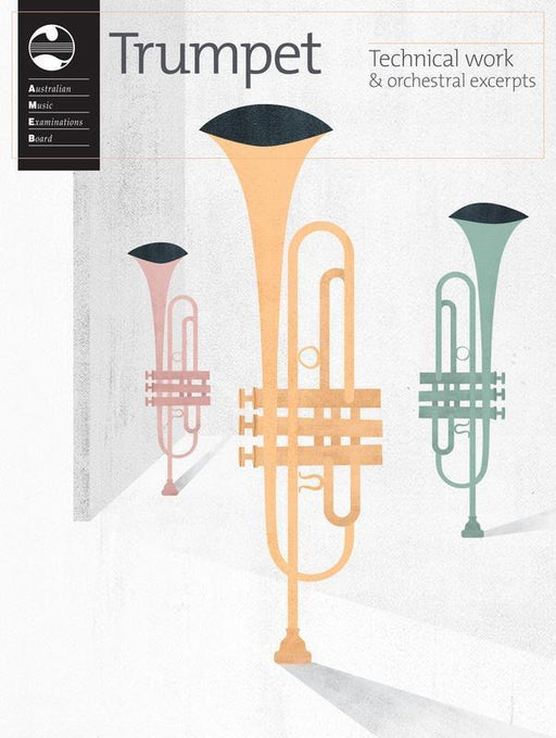 AMEB Trumpet Technical Work & Orchestral Excerpts 2019-Brass-AMEB-Engadine Music