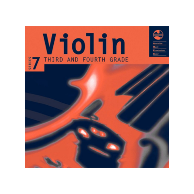 AMEB Violin Series 7 - Recording and Handbook Grade 3 & 4-Strings-AMEB-Engadine Music