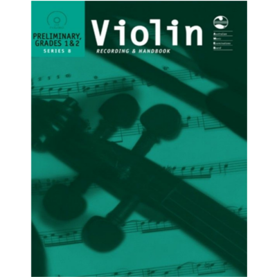 AMEB Violin Series 8 - Recording and Handbook Preliminary to Grade 2-Strings-AMEB-Engadine Music