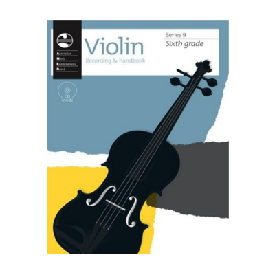 AMEB Violin Series 9 - Recording and Handbook Grade 6-Strings-AMEB-Engadine Music