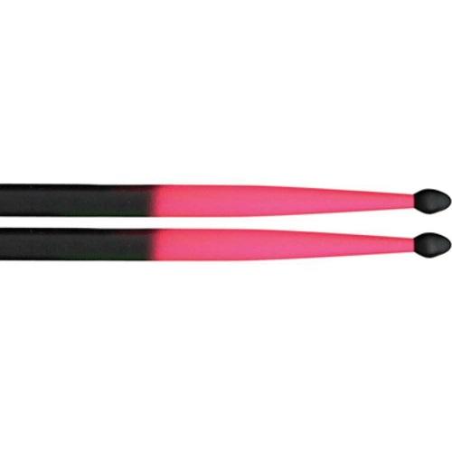 AMS 5AN Nylon Tip Colour & Black Drumsticks - Pink | Green