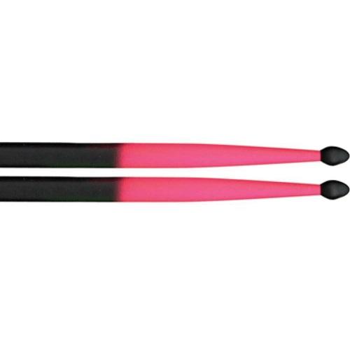AMS 5AN Nylon Tip Colour & Black Drumsticks - Pink | Green