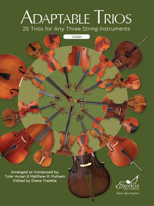 Adaptable Trios for Violin - 25 Trios for Any Three String Instruments-Flexible Ensemble-Excelcia Music-Engadine Music