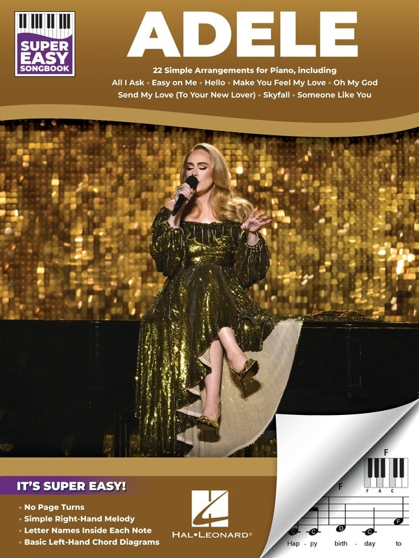 Adele - Super Easy Piano Songbook - Piano