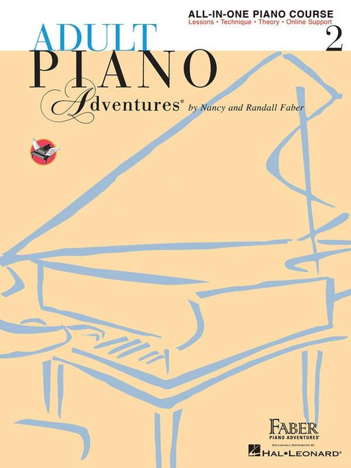 Adult Piano Adventures All-in-One Lesson Book 2-Piano & Keyboard-Faber Piano Adventures-Engadine Music