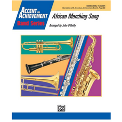 African Marching Song, Arr. John OReilly Concert Band Chart Grade 1.5-Concert Band Chart-Alfred-Engadine Music