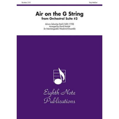Air On The G String Orchestral Suite, Bach Arr. David Marlatt Flex Wind Ensemble-Flexible Wind Ensemble-Eighth Note Publications-Engadine Music