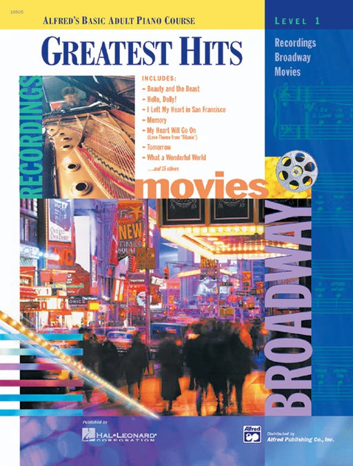 Alfreds Basic Adult Piano Course, Greatest Hits Book 1 CD Opt