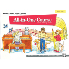 Alfreds Basic All-in-One Course - Book 1-Piano & Keyboard-Alfred-Engadine Music