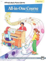 Alfreds Basic All-in-One Course - Book 4-Piano & Keyboard-Alfred-Engadine Music