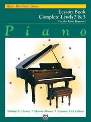 Alfreds Basic Piano Library: Lesson Book Complete 2 & 3 For Late Beginner-Piano & Keyboard-Alfred-Engadine Music