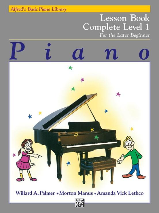 Alfreds Basic Piano Library: Lesson Book Complete 1 For Late Beginner-Piano & Keyboard-Alfred-Engadine Music