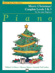 Alfreds Basic Piano Library: Merry Christmas! Complete Book 2 & 3 For Late Beginner-Piano & Keyboard-Alfred-Engadine Music