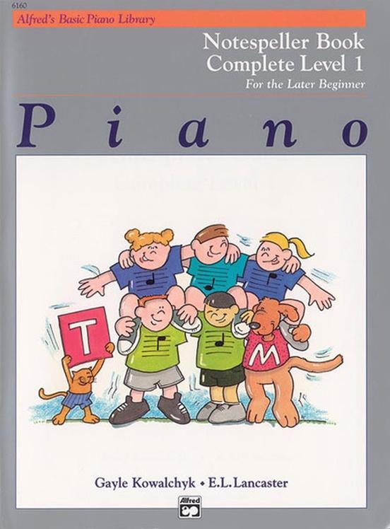 Alfreds Basic Piano Library: Notespeller Book Complete 1 For Late Beginner-Piano & Keyboard-Alfred-Engadine Music