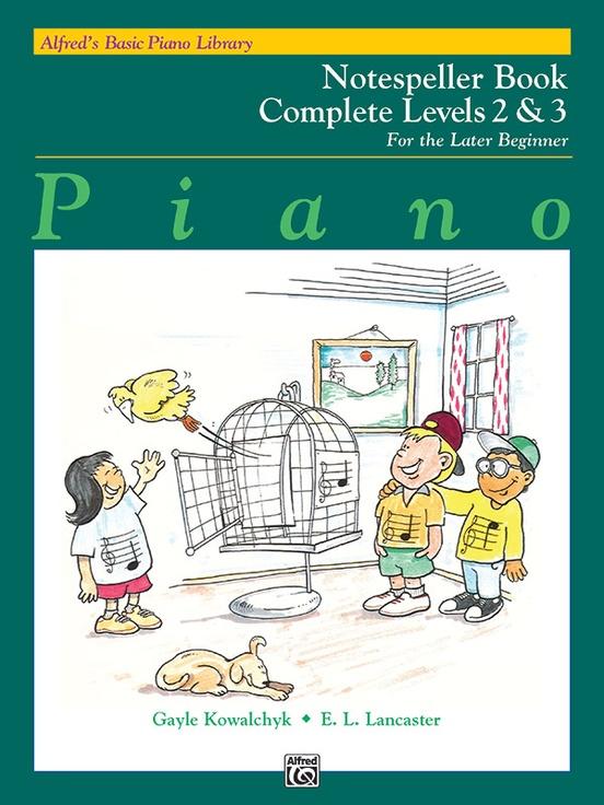 Alfreds Basic Piano Library: Notespeller Book Complete 2 & 3 For Late Beginner-Piano & Keyboard-Alfred-Engadine Music