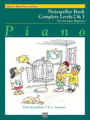 Alfreds Basic Piano Library: Notespeller Book Complete 2 & 3 For Late Beginner-Piano & Keyboard-Alfred-Engadine Music