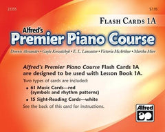 Alfreds Premier Piano Course, Flash Cards 1A-Piano & Keyboard-Alfred-Engadine Music